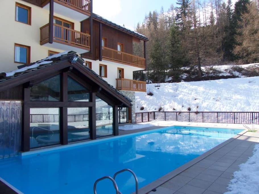 Residences De Luxe Les Alpages Val Cenis - 4 Pers Lanslebourg-Mont-Cenis Dış mekan fotoğraf
